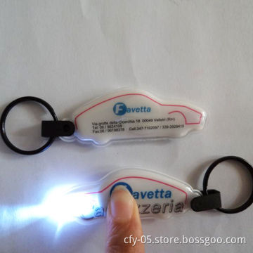 LED promotional projection keyring with customized logo